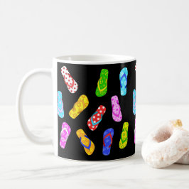 Caneca De Café Sacudir Padrões Paviais Padrão Prato Negro Tema Pr