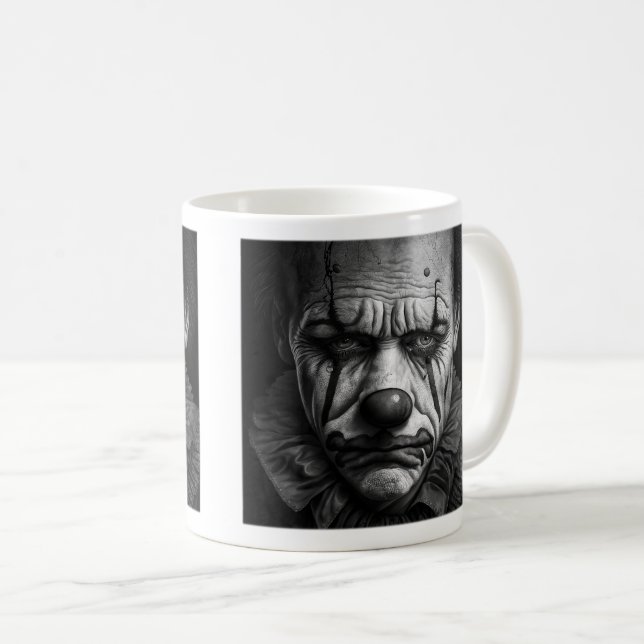 Caneca De Café Sad Clown Classic Mug, 11 oz (Frente Esquerda)