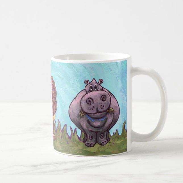 Caneca De Café Safari Animal Mug Blue (Direita)