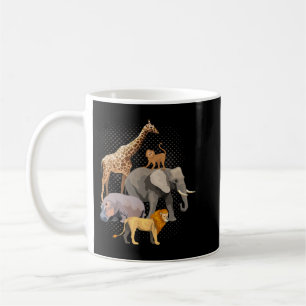 Caneca De Café Safari Squad African Safari Animal Engraçado Zoo A