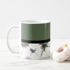 Caneca De Café Sage Green Floral