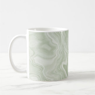 Caneca De Café Sage Green Marble