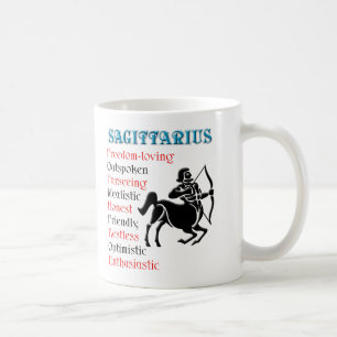 Caneca De Café Sagitário Horoscópio Zodiac Sinal
