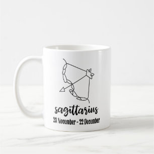 Caneca De Café Sagitário, Sinais Zodiac