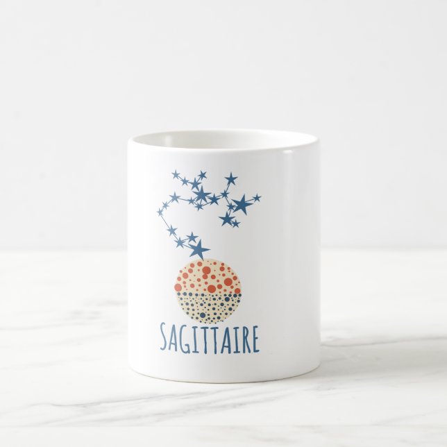 Caneca De Café Sagittaire signe astrologique (Centro)