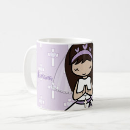 Caneca De Café Sagrada, sagrada, nome de menina morena