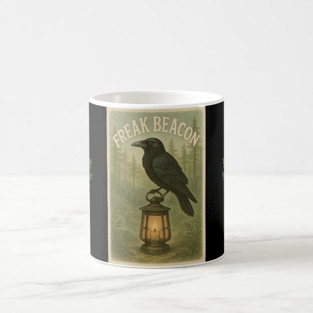 Caneca De Café Sagrado Grove Freak Beacon Raven Mug (Centro)
