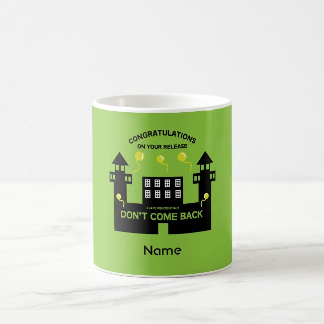 Caneca De Café Saia Da Prisão Presente De Libertação (Centro)