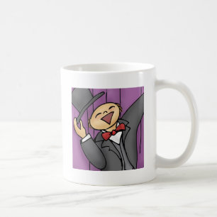 Caneca De Café Saia e Cante! (Quadrado, Sem palavras)