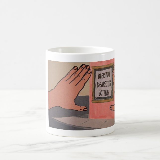 CANECA DE CAFÉ SAIBA OS SINAIS. $12,95 (Centro)