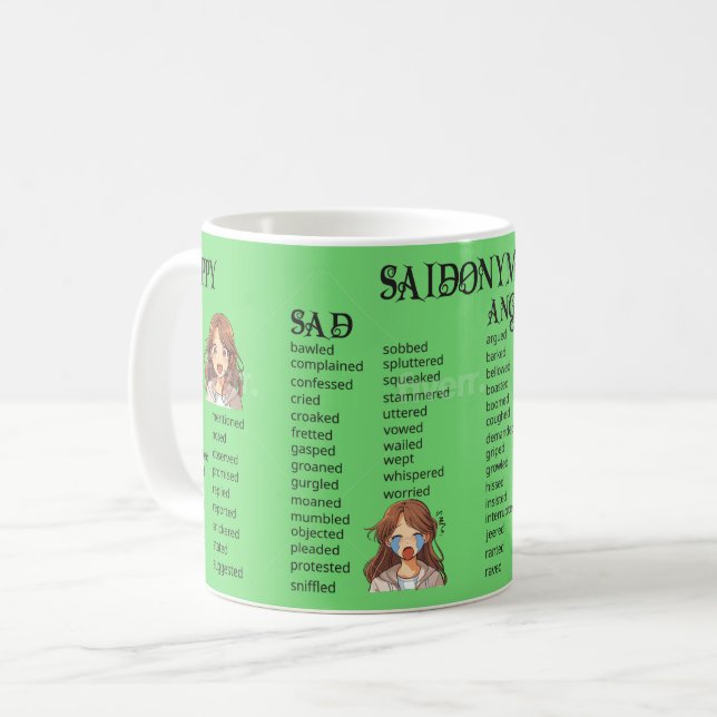 Caneca De Café Saidonyms (Frente Esquerda)