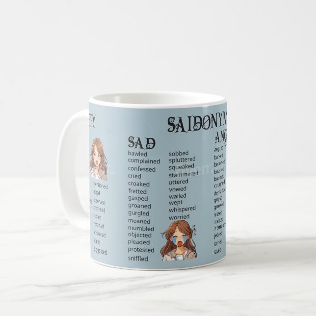 Caneca De Café Saidonyms (Frente Esquerda)