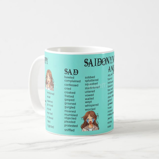 Caneca De Café Saidonyms (Frente Esquerda)