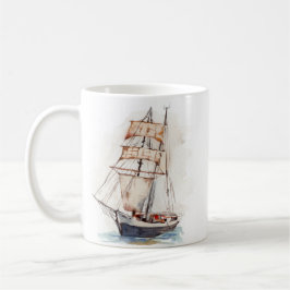 Caneca De Café Sailboat . Veleiro