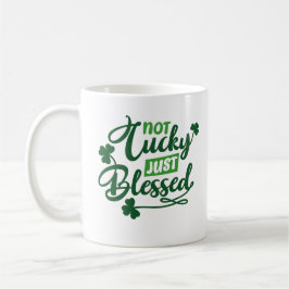 Caneca De Café Saint Patrick's Day Blessed Christian Graphic Tee