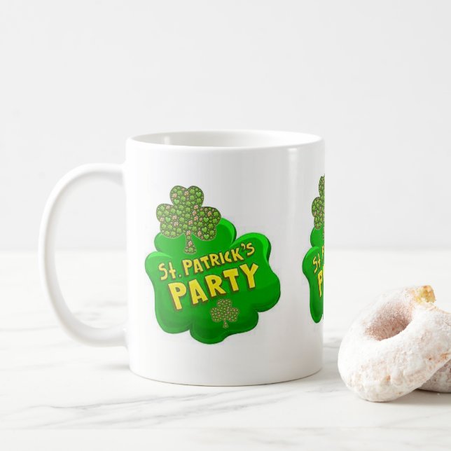 Caneca De Café Saint Patrick's Day Mug (Com Donut)