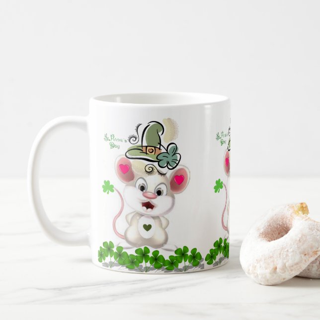 Caneca De Café Saint Patrick's Day Mug (Com Donut)