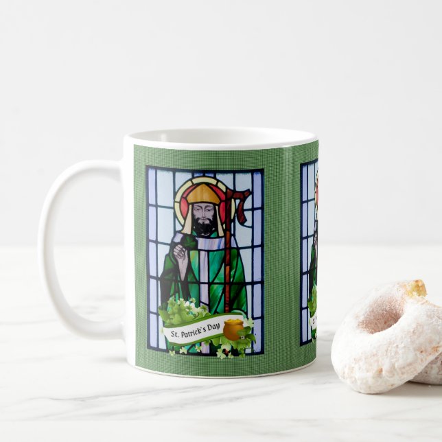 Caneca De Café Saint Patrick's Day Mug (Com Donut)