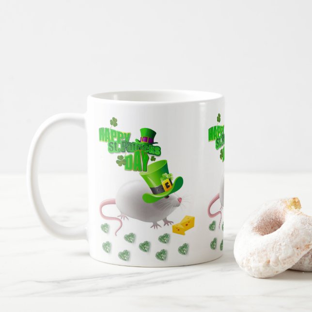 Caneca De Café Saint Patrick's Day Mug (Com Donut)