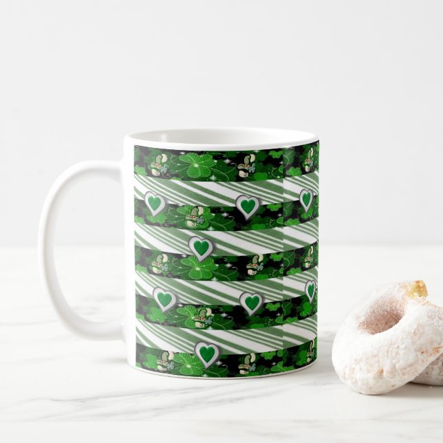 Caneca De Café Saint Patrick's Day Mug (Com Donut)