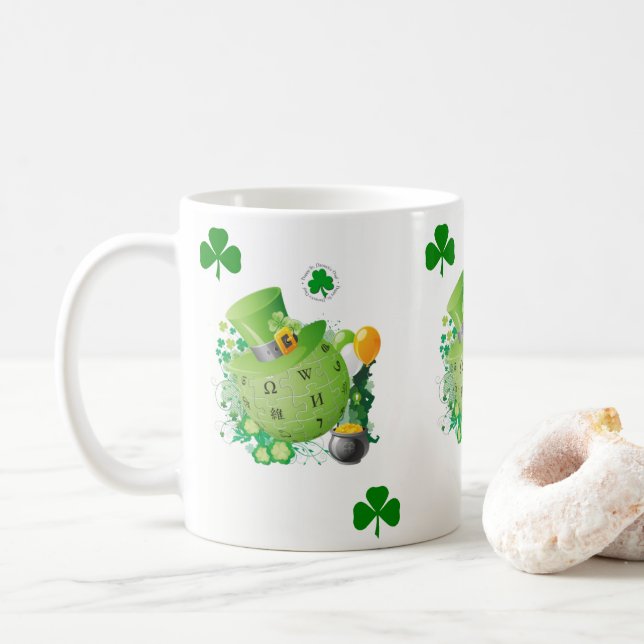Caneca De Café Saint Patrick's Day Mug (Com Donut)