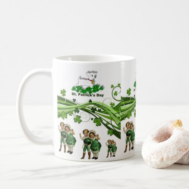 Caneca De Café Saint Patrick's Day Mug (Com Donut)