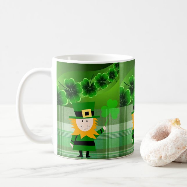 Caneca De Café Saint Patrick's Day Mug (Com Donut)