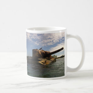 Caneca De Café Saipan passado & atual