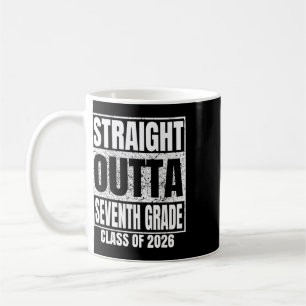 Caneca De Café Saiu direto da sétima série Cl 2026 7ª série Gradu