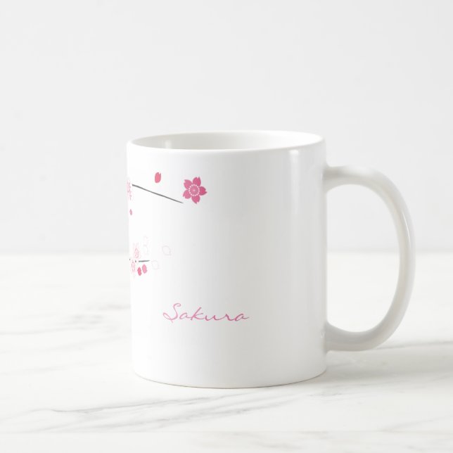 Caneca De Café Sakura Cherry Blossoms Café Mug (Direita)