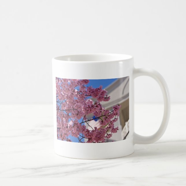 Caneca De Café Sakura Flor de Cerejeira Americana (Direita)