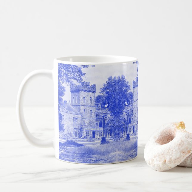 Caneca De Café Sala de Capernária (Azul) - (Com Donut)