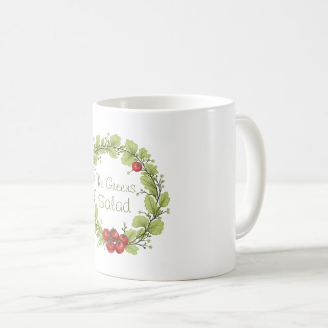 Caneca De Café Salada dos Verdes (Frente Esquerda)