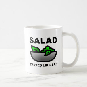 Caneca De Café Salada Tem Gosto De Sad Funny Mug