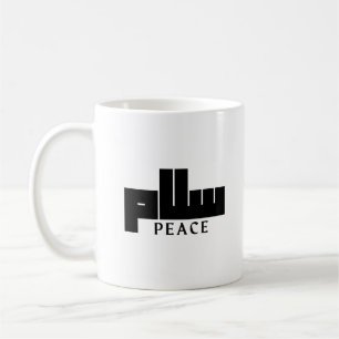 Caneca De Café Salam Paz Caligrafia Árabe