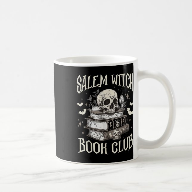 Caneca De Café Salem Witch Book Club Halloween (Direita)