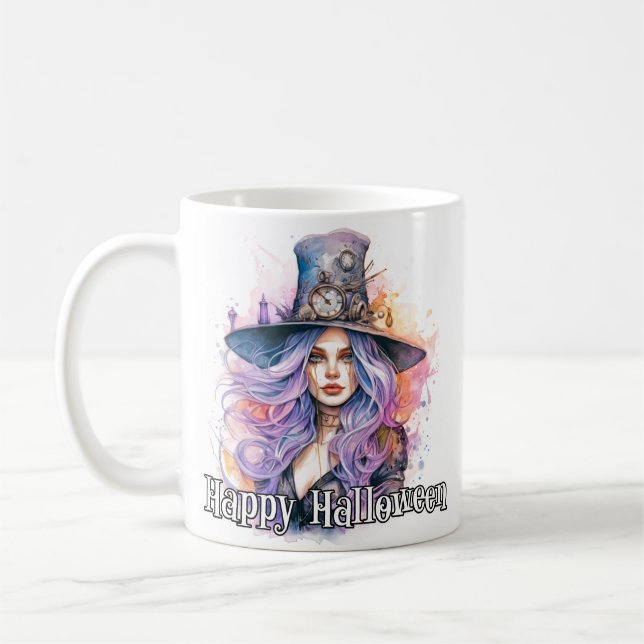 Caneca De Café Salem Witch | Feliz Dia das Bruxas (Esquerda)