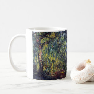Caneca De Café Salgueiro Chorão por Claude Monet, Arte Fina Vinta