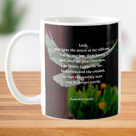 Caneca De Café Salm 10 Bíblia Verse Christian