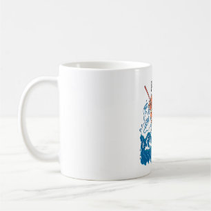 Caneca De Café Salmão Sushi na Onda