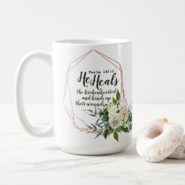 Caneca De Café Salmo 147:3 Mug De Café