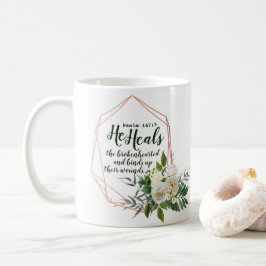 Caneca De Café Salmo 147:3 Mug De Café