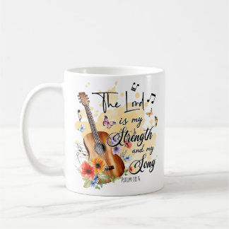 Caneca De Café Salmo 188:14 da Força Cristã e Música