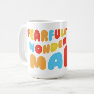 Caneca De Café Salmos Retro Feliz E Maravilhosamente Feitos 139:1