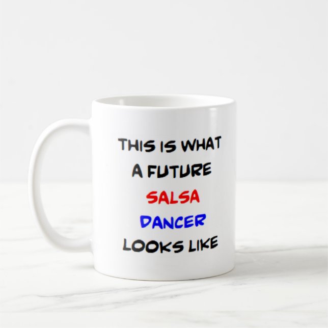 Caneca De Café salsa dançer, futuro (Esquerda)
