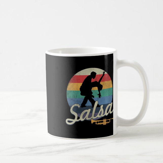 Caneca De Café Salsa Dancing Latin Salsero (Direita)