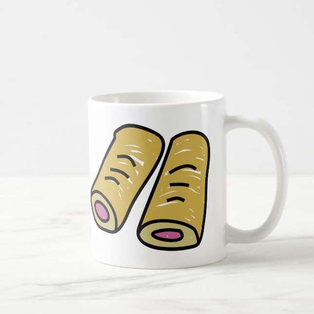 Caneca De Café Salsicha Rolls (Direita)