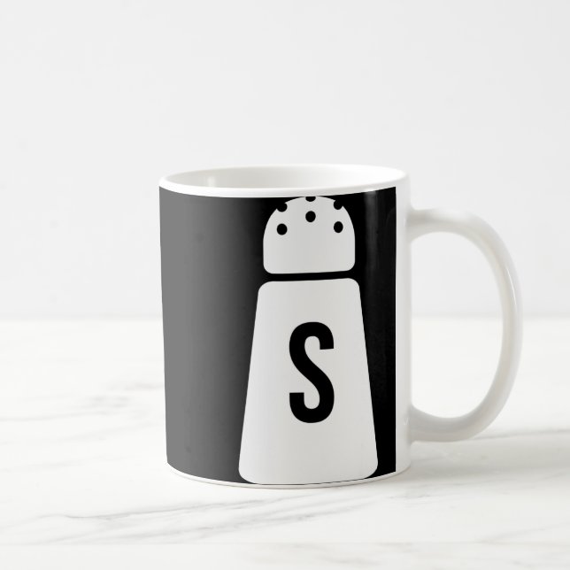 Caneca De Café Salt E Pepper Agitam Casais Engraçados (Direita)