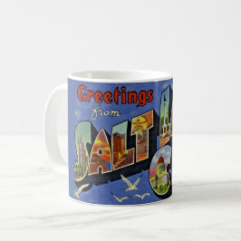 Caneca De Café Salt Lake City Greeting Mug