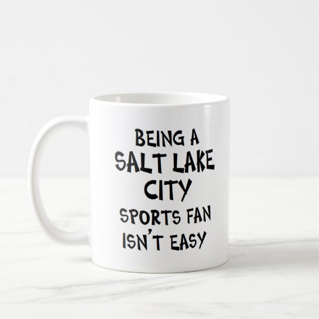 Caneca De Café salt lake city sports fan, being (Esquerda)